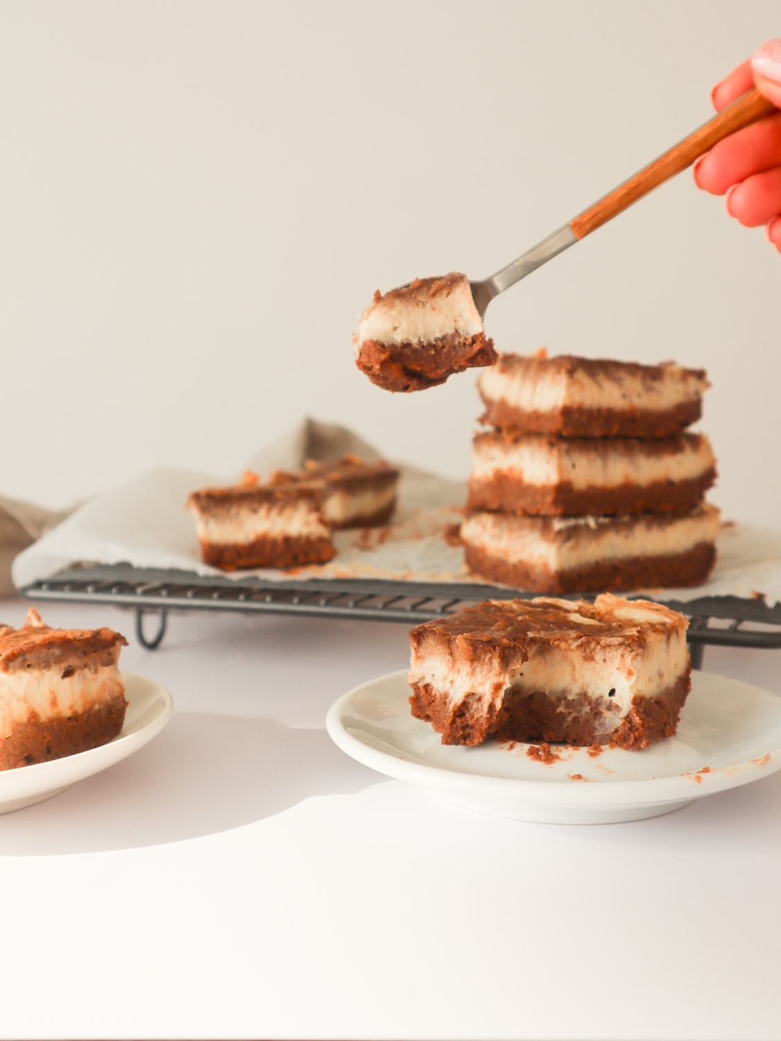 Brownie-cheesecake