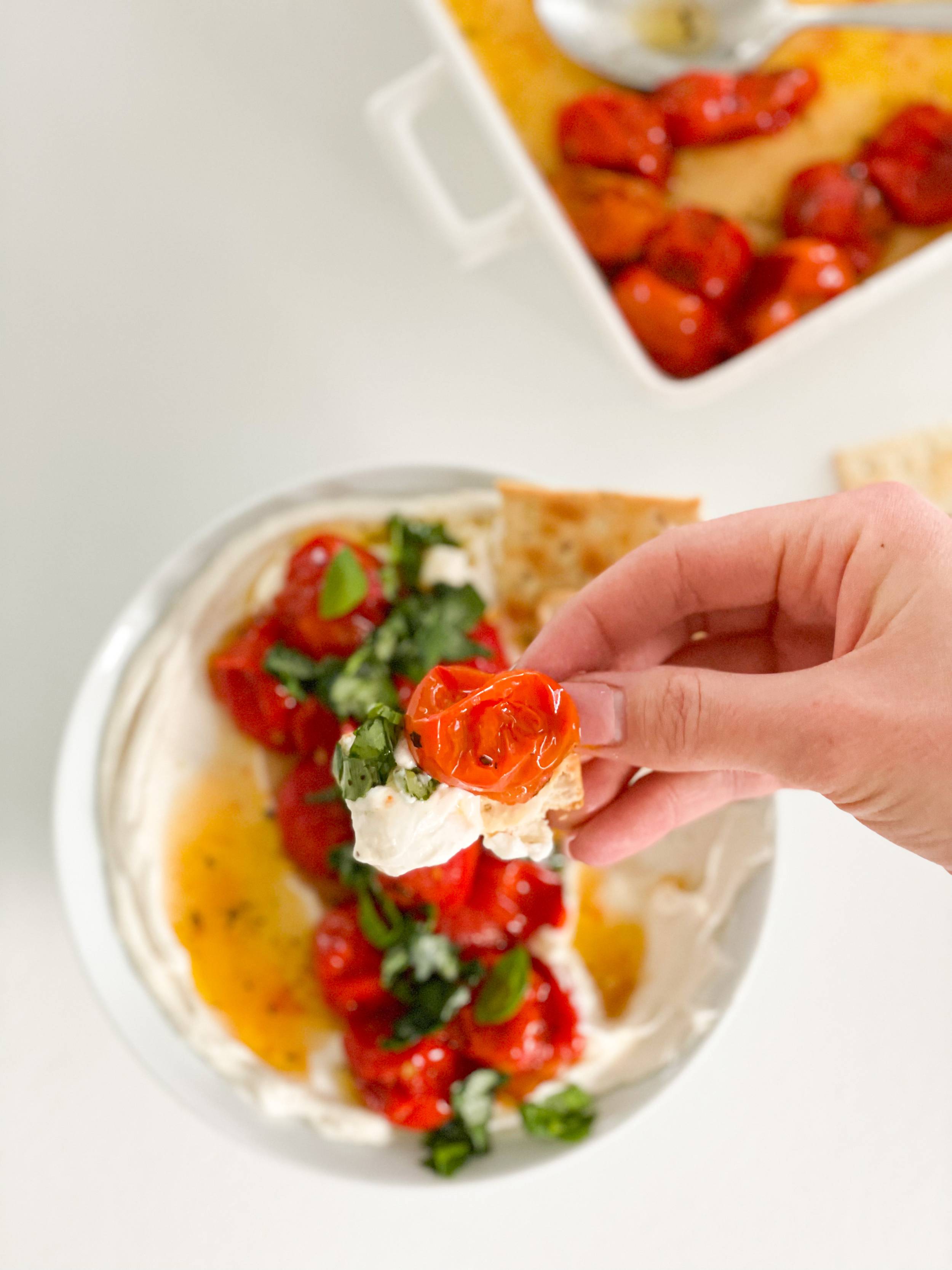 Feta dip vegana