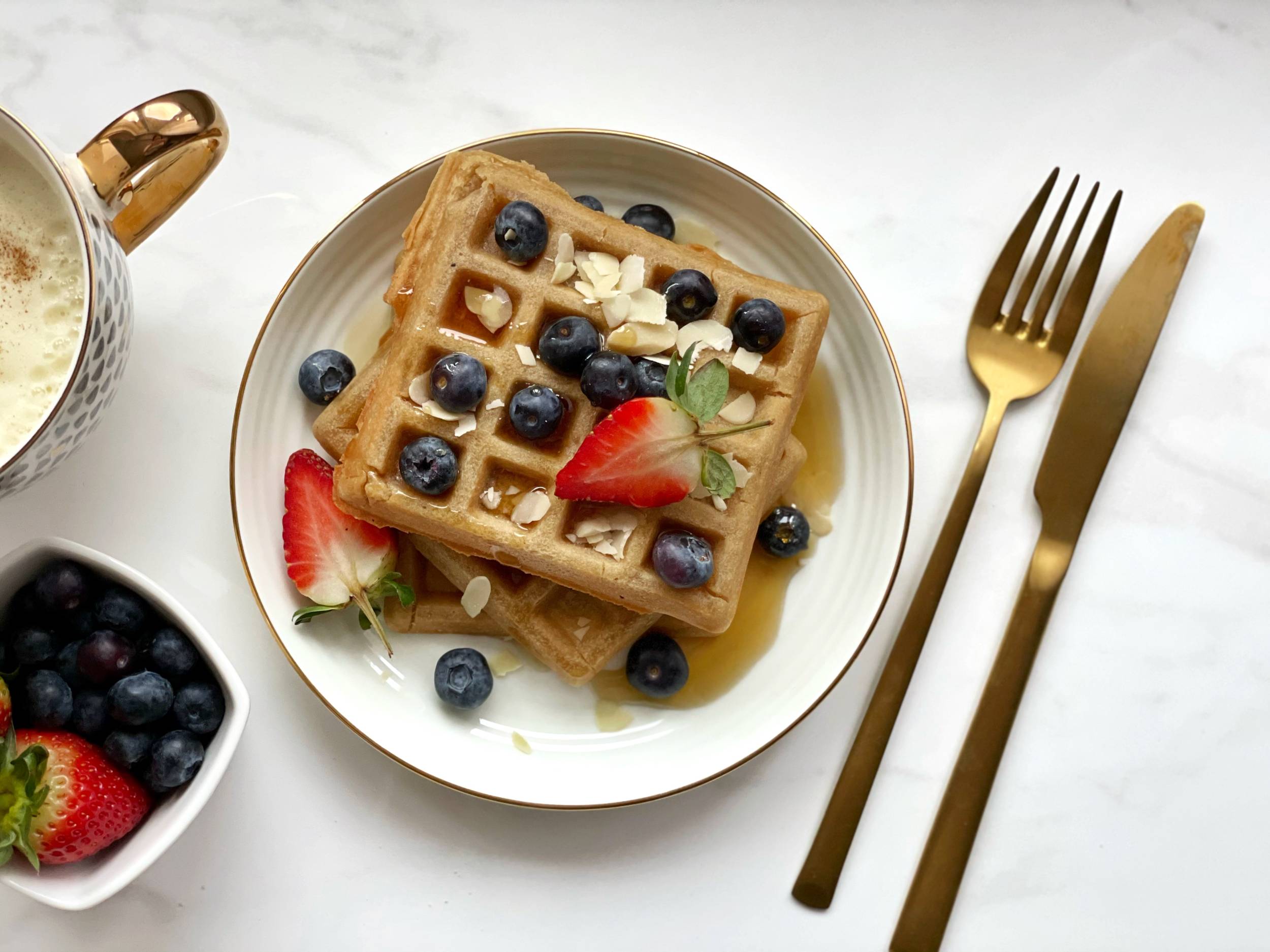 Waffles vegane